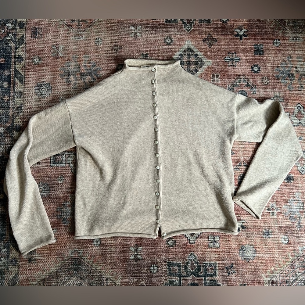 Alex Mill | Taylor Cardigan | Beige | Medium